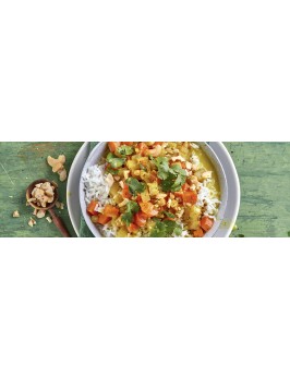 Kohlrabi-Möhren-Curry mit Basmatireis