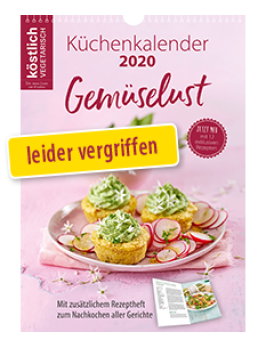 Jubiläums-Küchenkalender 2020<br> inkl. Rezeptheft