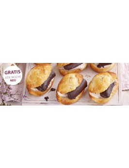 Süße Hotdogs mit Schokobananen