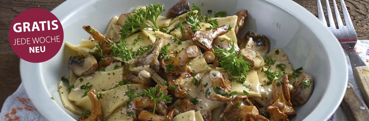 Tschechische Flecken mit Pilzsoße
